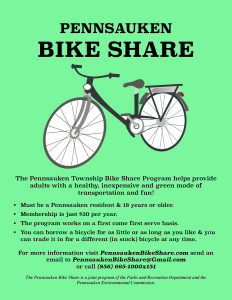 Pennsauken Bike Share Flyer_Green