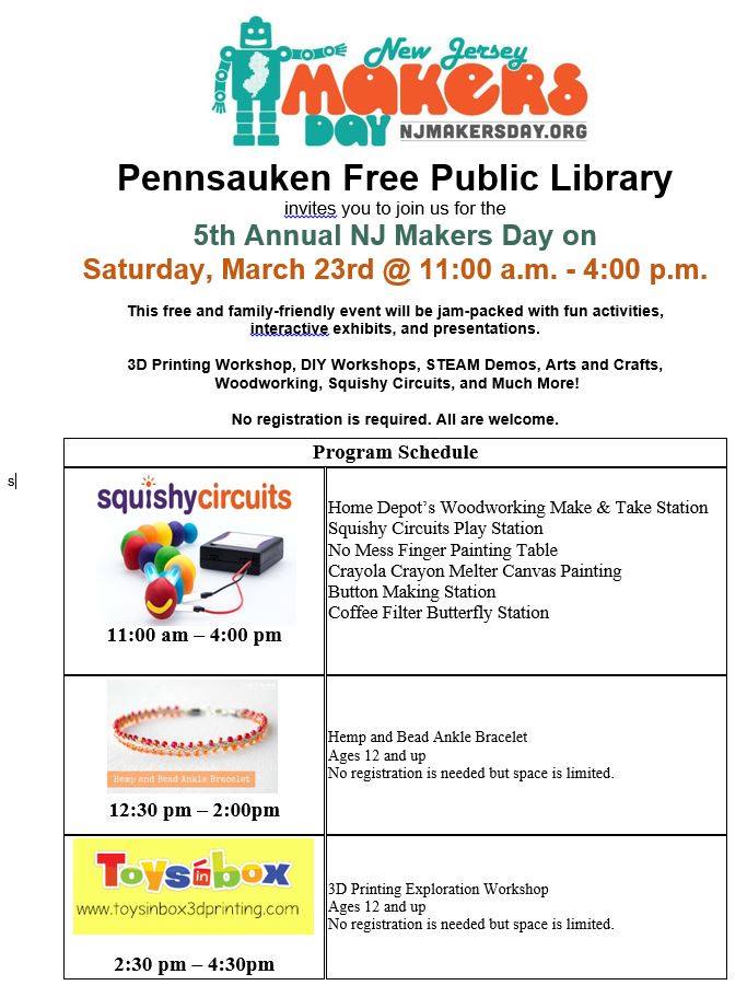 Library All Around Pennsauken - new events on roblox march 2019