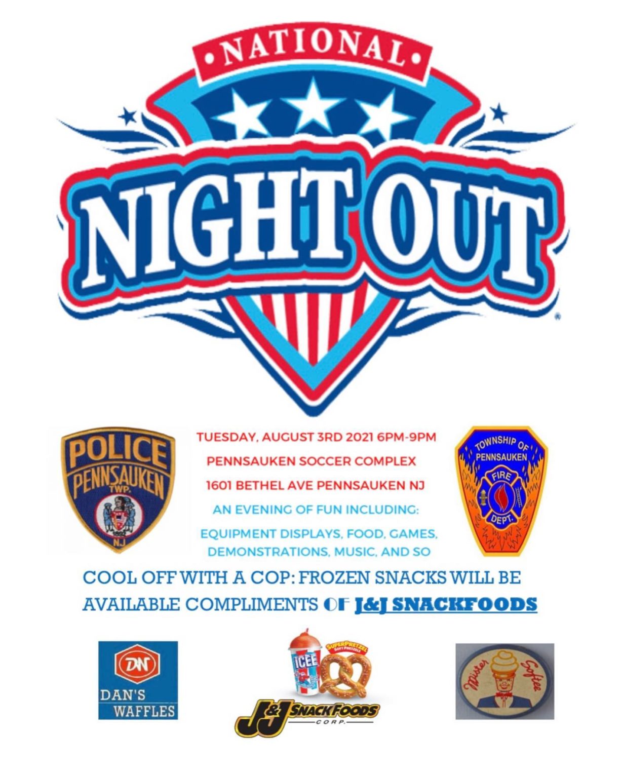 National Night Out In Pennsauken Held On August 3 All Around Pennsauken