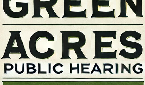 Green Acres Grant Public Hearing