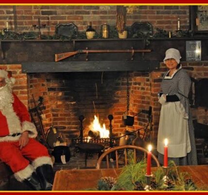 Santa at Burrough-Dover House