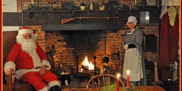 Santa at Burrough-Dover House