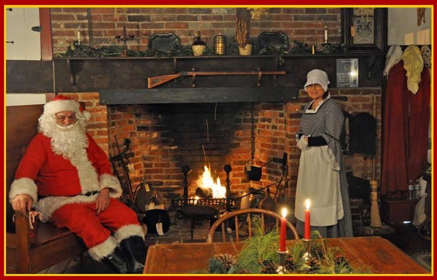 Santa at Burrough-Dover House