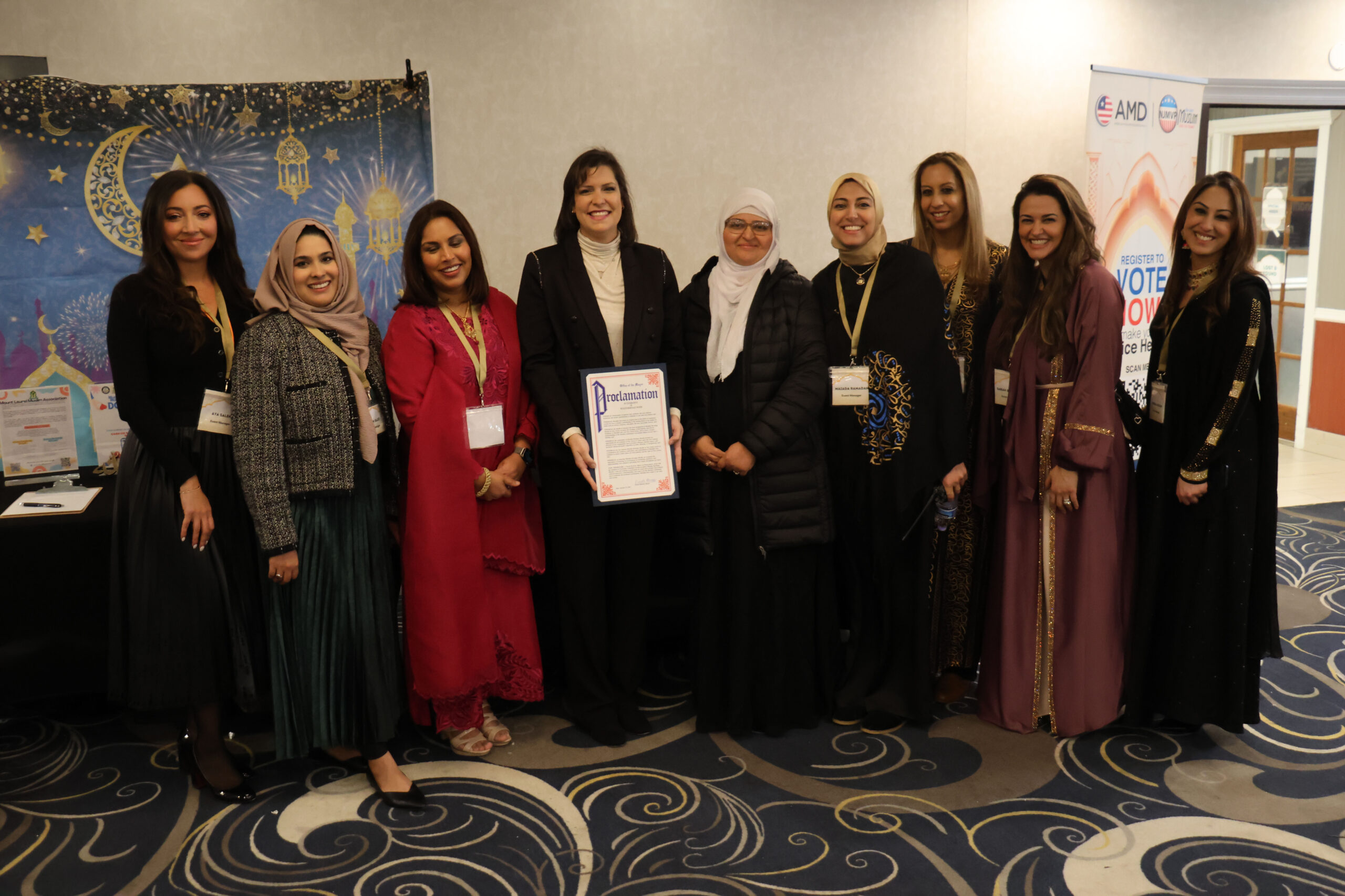 Deputy Mayor Gives Proclamation During Muslim Heritage Event