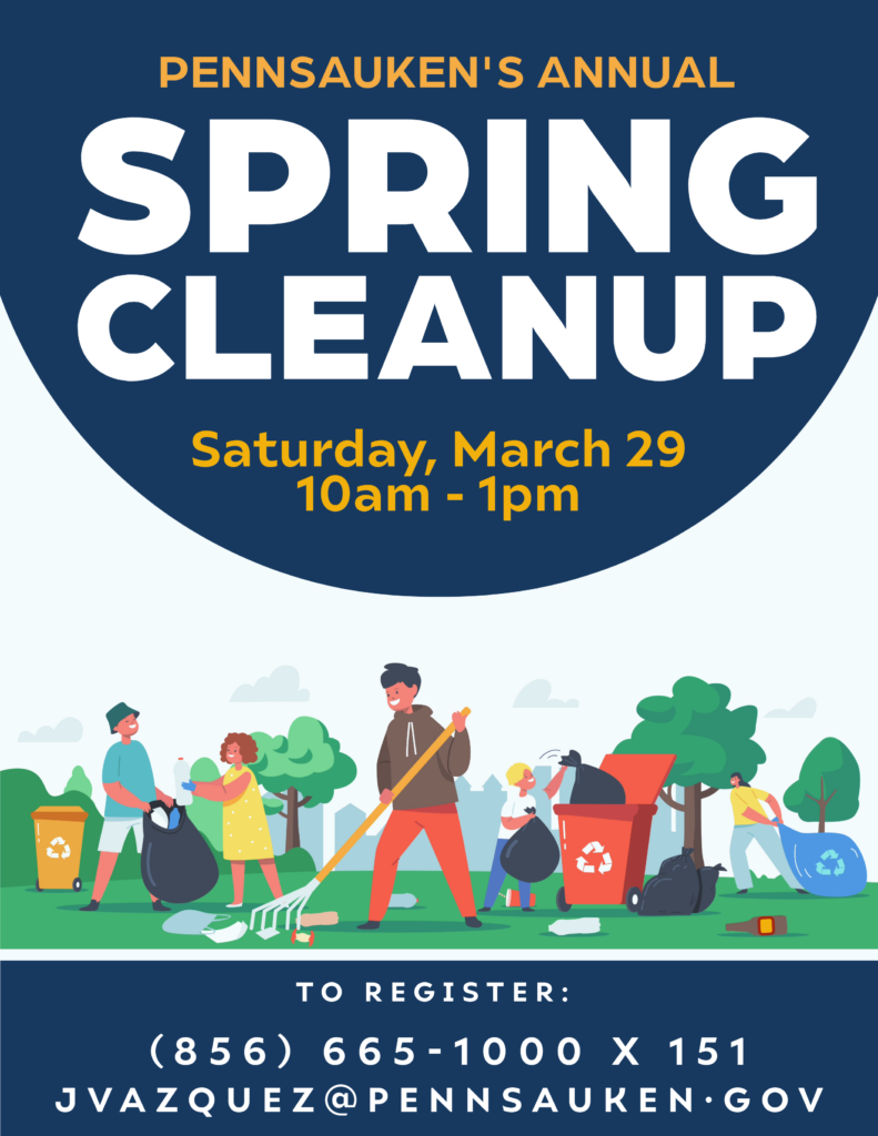 Pennsauken Spring Clean Up on March 29