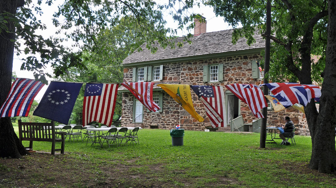 Flag Day at Burrough Dover House