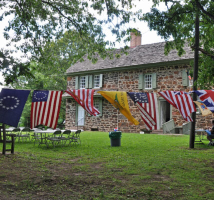 Flag Day at Burrough Dover House