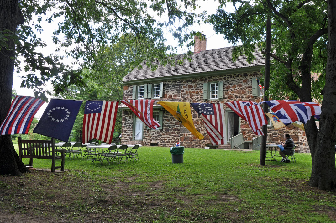Flag Day at Burrough Dover House