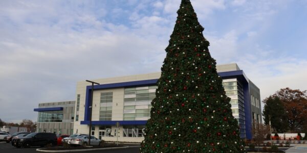 Tree Lighting at Pennsauken Municipal Building and Library Complex