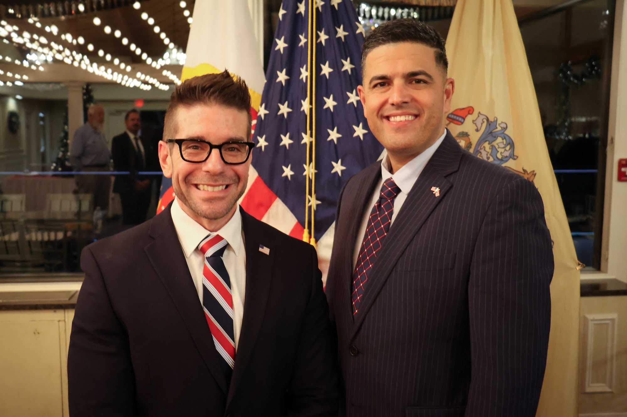 Mayor Patrick Olivo and Deputy Mayor Vince Martinez of Pennsauken